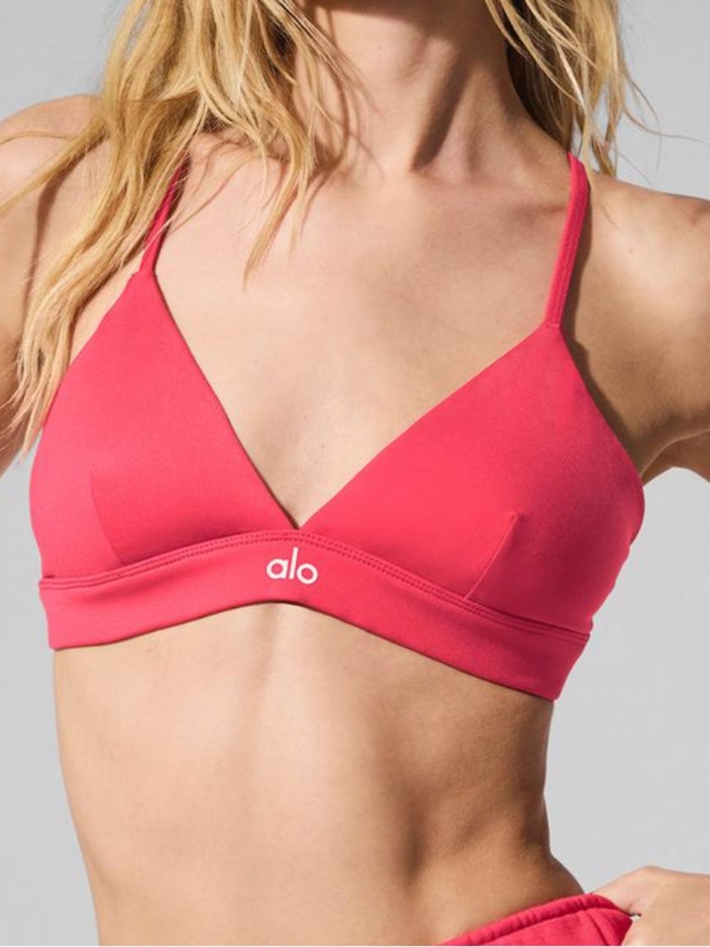 Alo Splendor Bra Candy Cane